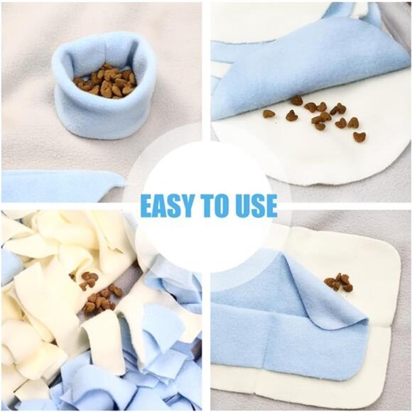 Snuffle Mat for Small Large Dogs Nosework Feeding Mat (23.6"x39.4") Easy to Fill - Picture 3 of 8